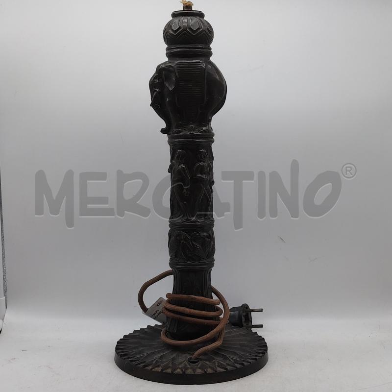 BASE LAMPADA BRONZO CON ELEFANTE | Mercatino dell'Usato Domodossola 1