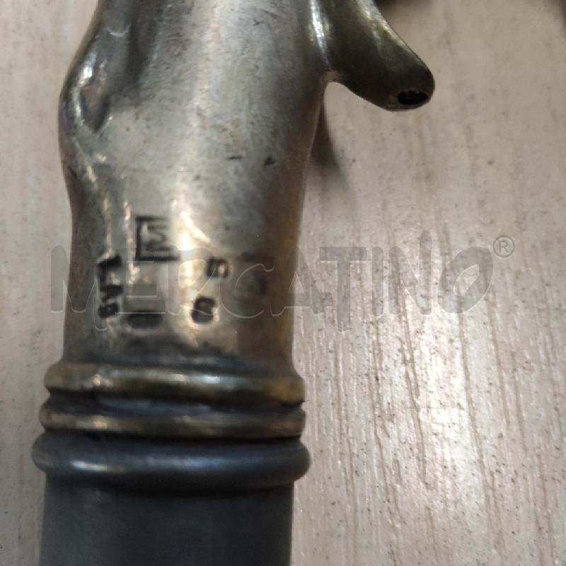 BASTONE MANICO METALLO PUNTA OTTONE | Mercatino dell'Usato Domodossola 3