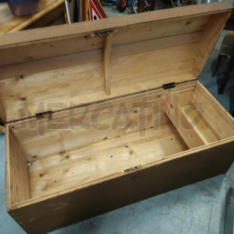 BAULE LEGNO GRANDE 2 SCOMPARTI | Mercatino dell'Usato Domodossola 2