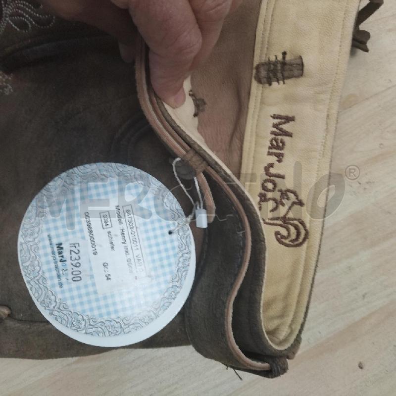 BERMUDA UOMO PELLE TIROLESI | Mercatino dell'Usato Domodossola 4