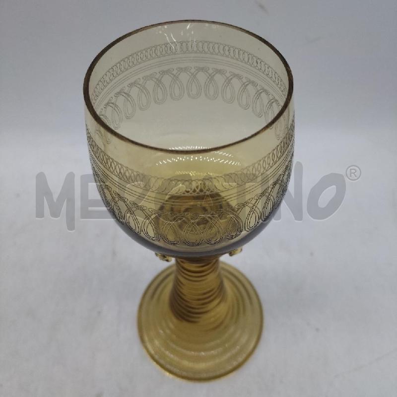 BICCHIERE DA VINO AMBRATO  | Mercatino dell'Usato Domodossola 2