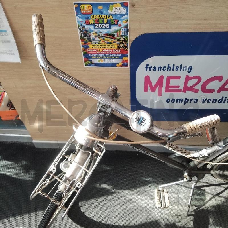 BICICLETTA DONNA GRIGIA BIANCHI  | Mercatino dell'Usato Domodossola 4