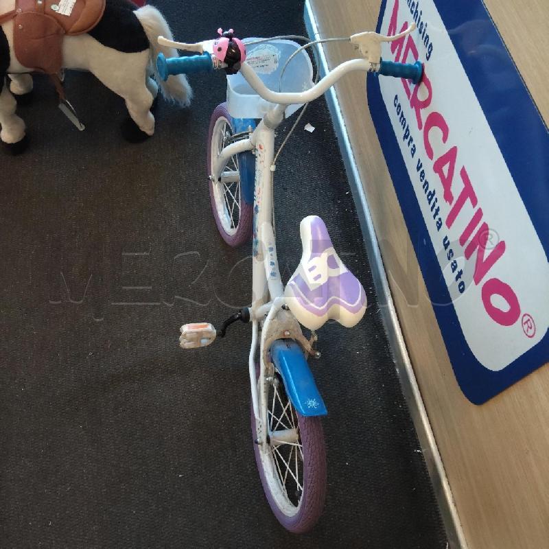BICICLETTINA BAMBINA BIANCA LILLA FROZEN | Mercatino dell'Usato Domodossola 2
