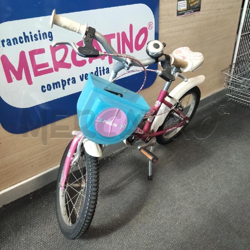 BICICLETTINA BAMBINO ATALA ROSA CON CESTINO  | Mercatino dell'Usato Domodossola 2