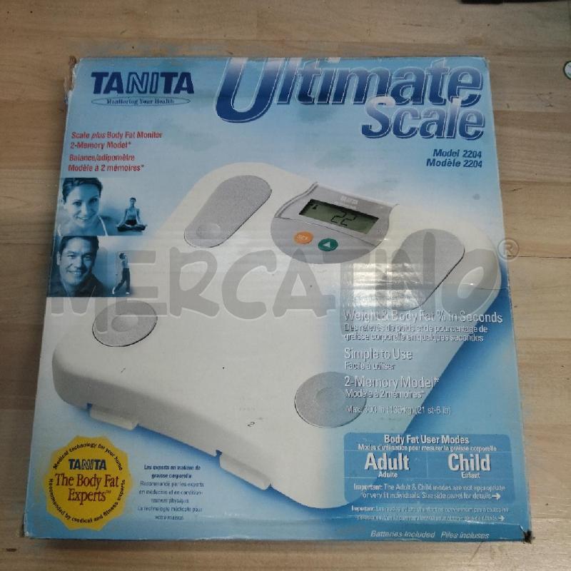 BILANCIA PESA PERSONE ELETTRONICA TANITA | Mercatino dell'Usato Domodossola 1
