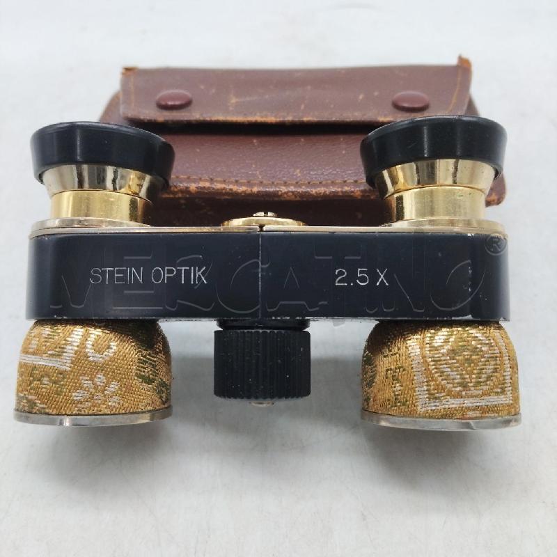 BINOCOLO D'EPOCA NERO PARTE STOFFA SENAPE | Mercatino dell'Usato Domodossola 2
