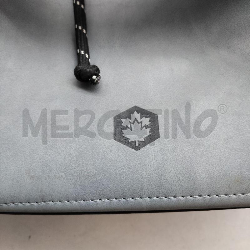 BORSA DONNA AZZURA UN MANICO E TRACOLLA LUMBERJACK | Mercatino dell'Usato Domodossola 3