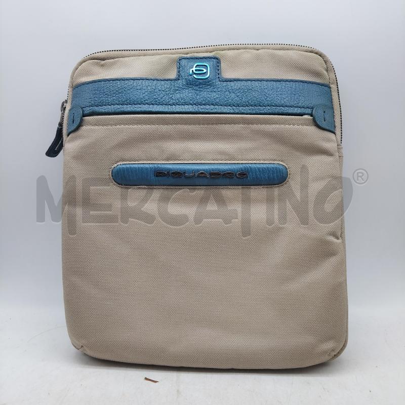 BORSA DONNA BEIGE VERDE PIQUADRO | Mercatino dell'Usato Domodossola 1