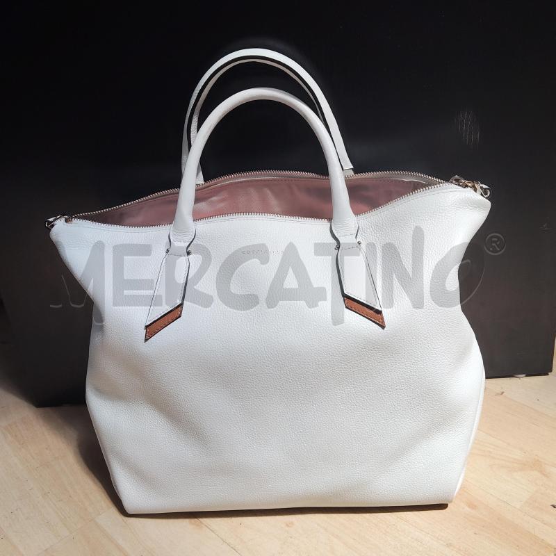 BORSA DONNA BIANCA TRACOLLA COCCINELLE | Mercatino dell'Usato Domodossola 1