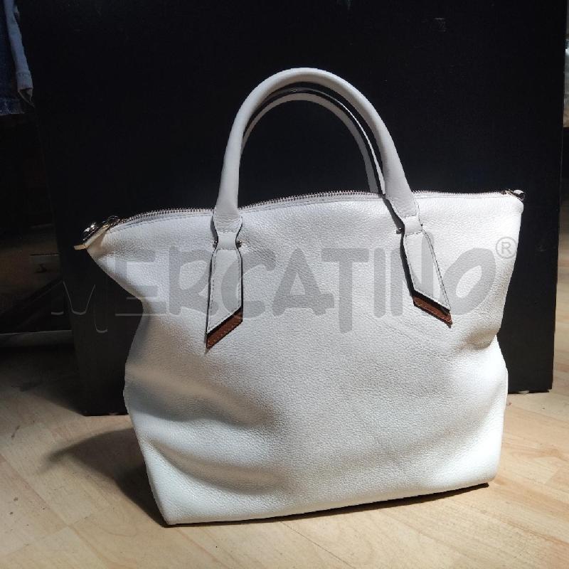 BORSA DONNA BIANCA TRACOLLA COCCINELLE | Mercatino dell'Usato Domodossola 2