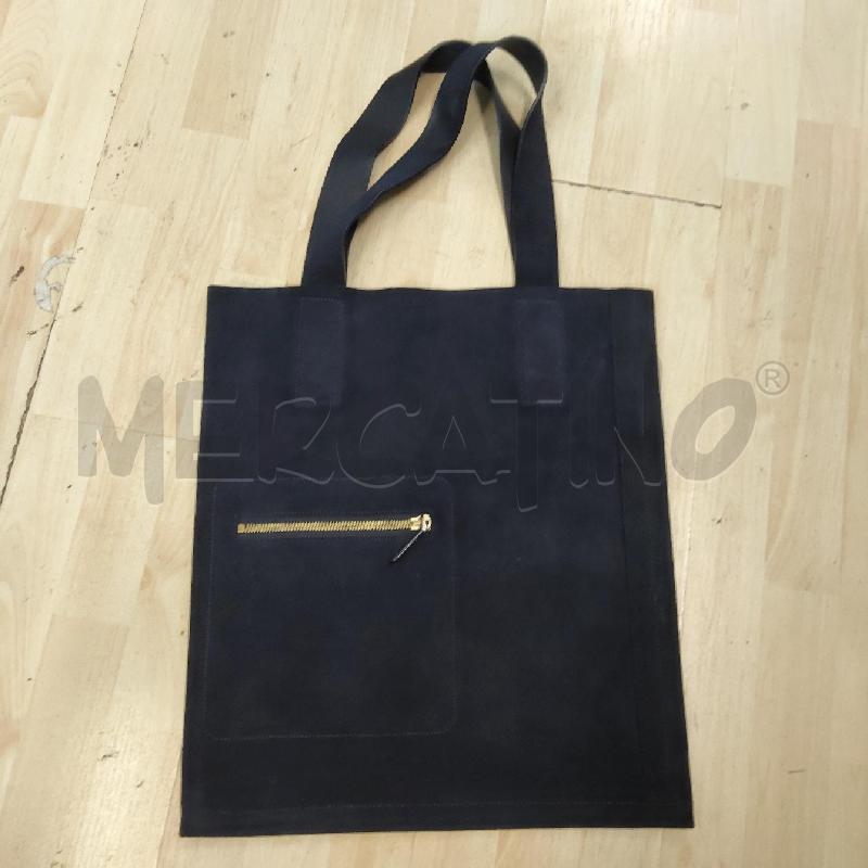 BORSA DONNA BLU 2 MANICI PELLE MARNI | Mercatino dell'Usato Domodossola 1