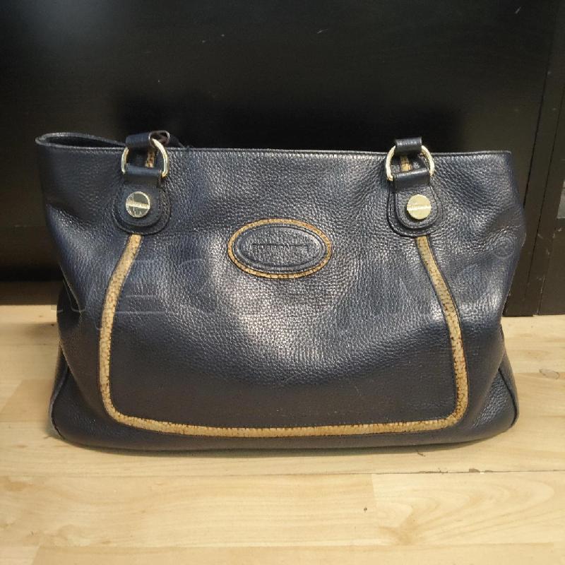 BORSA DONNA BORBONESE BLU (NON IN OTTIME CONDIZIONI) | Mercatino dell'Usato Domodossola 1