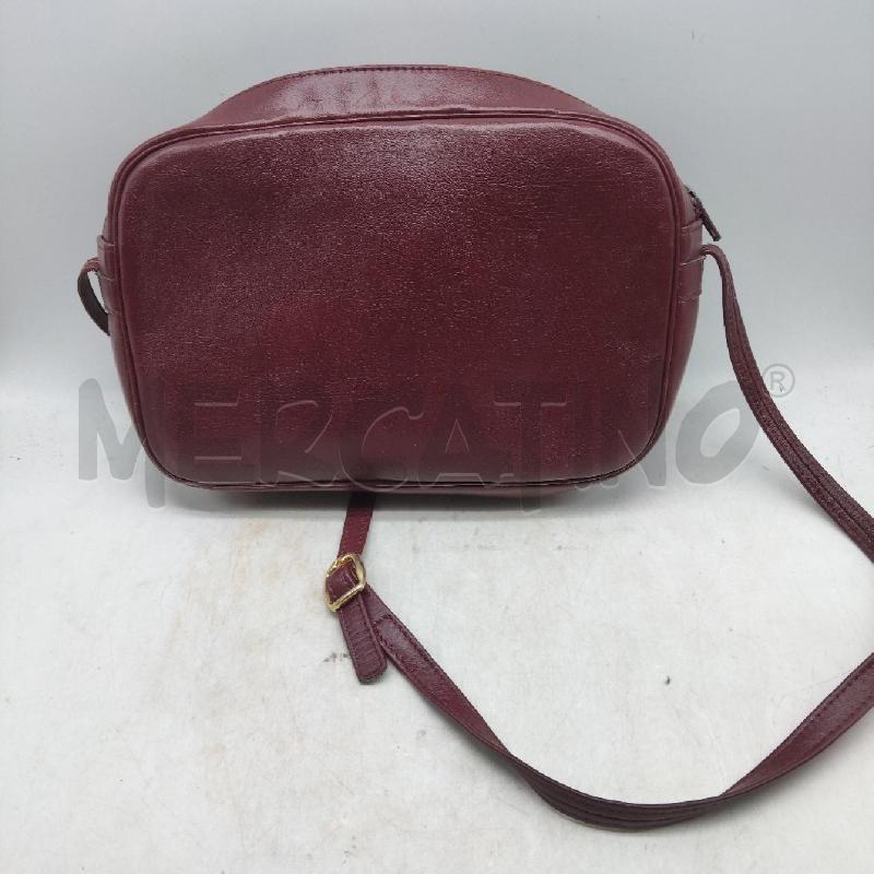 BORSA DONNA BORDEAUX SIMBOLO DORATO PIERRE CARDIN | Mercatino dell'Usato Domodossola 2