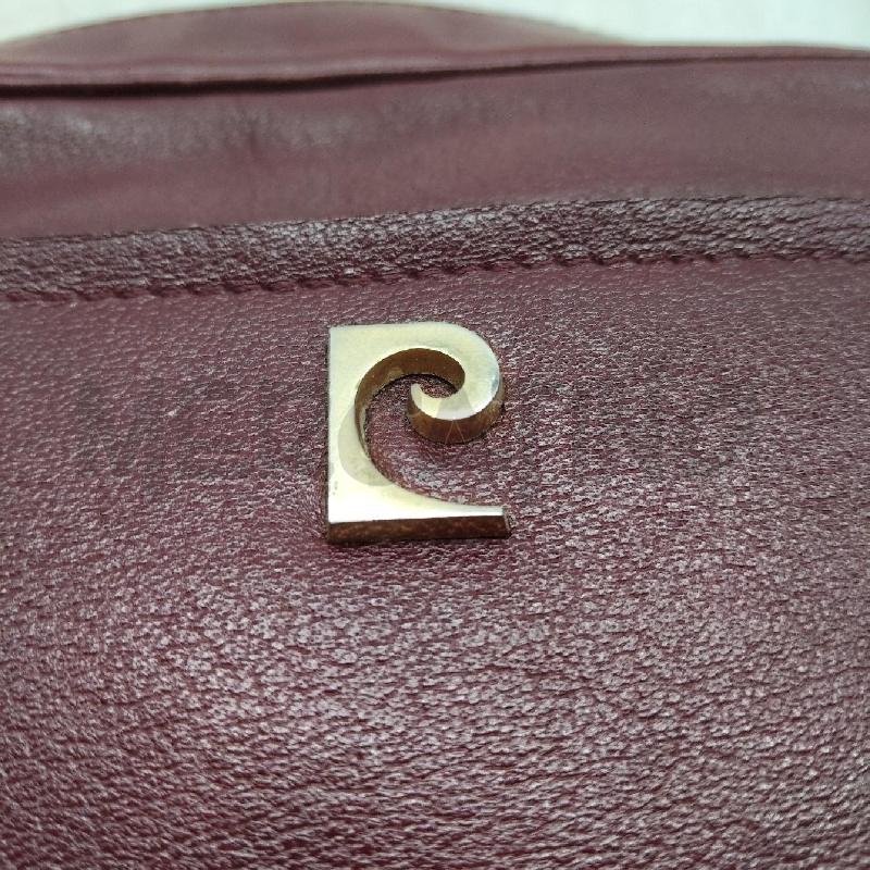 BORSA DONNA BORDEAUX SIMBOLO DORATO PIERRE CARDIN | Mercatino dell'Usato Domodossola 3