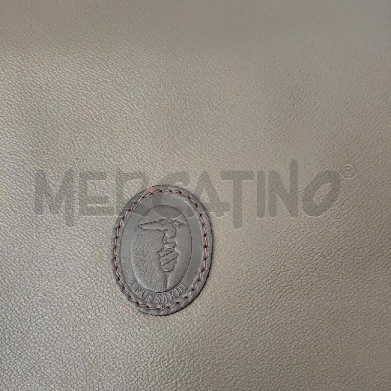 BORSA DONNA BUSTA TRUSSARDI MARRONE  | Mercatino dell'Usato Domodossola 2