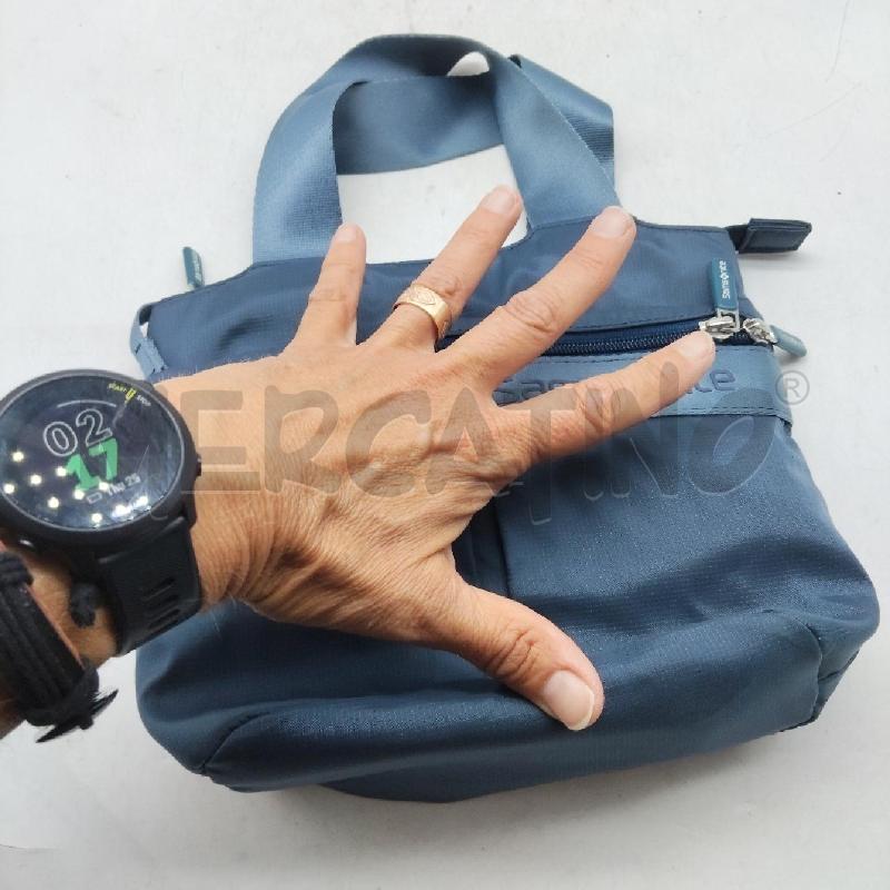 BORSA DONNA GRIGIA CARTA DA ZUCCHERO SAMSONITE  | Mercatino dell'Usato Domodossola 4