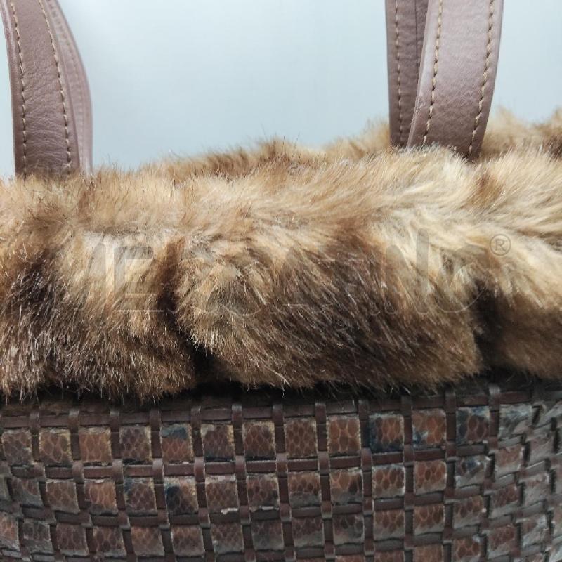BORSA DONNA INTRECCIATA PELO AIROLDI | Mercatino dell'Usato Domodossola 3