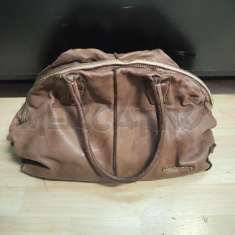 BORSA DONNA MANILA GRACE MARRONE DOPPIO MANICO  | Mercatino dell'Usato Domodossola 1