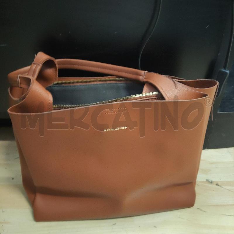 BORSA DONNA MARRONE DAVID JONES  | Mercatino dell'Usato Domodossola 1