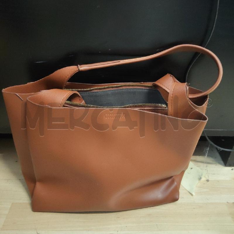 BORSA DONNA MARRONE DAVID JONES  | Mercatino dell'Usato Domodossola 2