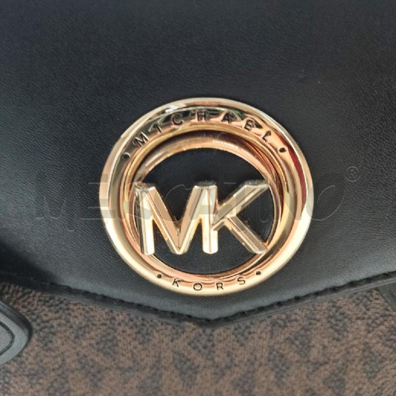 BORSA DONNA MICHAEL KORS CON TRACOLLA MARRONE NERA  | Mercatino dell'Usato Domodossola 2