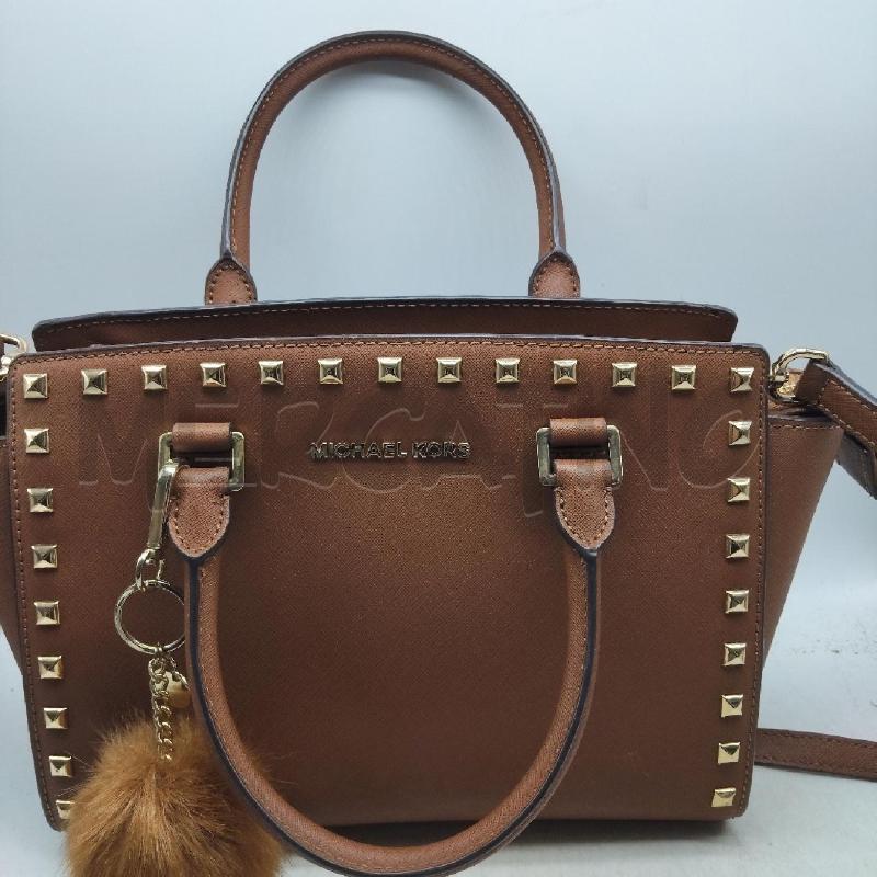 BORSA DONNA MICHAEL KORS MARRONE TRACOLLA PORTA CHIAVI PELOSO  | Mercatino dell'Usato Domodossola 1