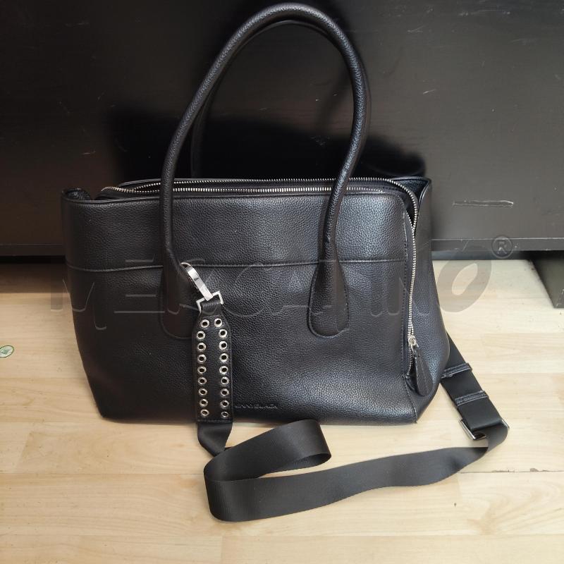 BORSA DONNA NERA DOPPIO MANICO TRACOLLA PENNYBLACK  | Mercatino dell'Usato Domodossola 1