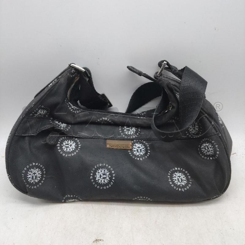 BORSA DONNA NERA STOFFA ROCCO BAROCCO | Mercatino dell'Usato Domodossola 1