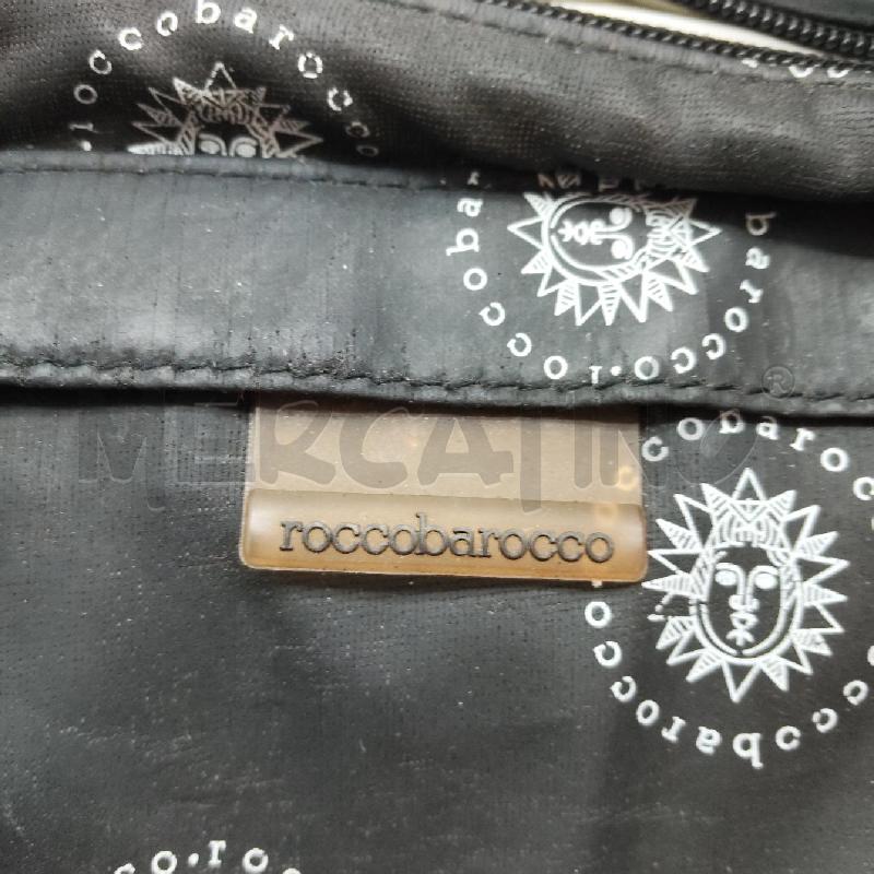 BORSA DONNA NERA STOFFA ROCCO BAROCCO | Mercatino dell'Usato Domodossola 2