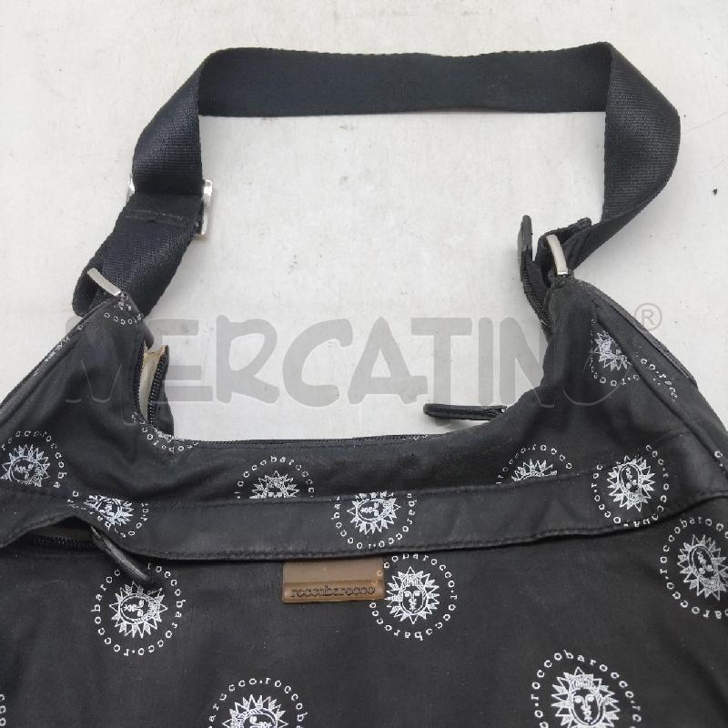 BORSA DONNA NERA STOFFA ROCCO BAROCCO | Mercatino dell'Usato Domodossola 3