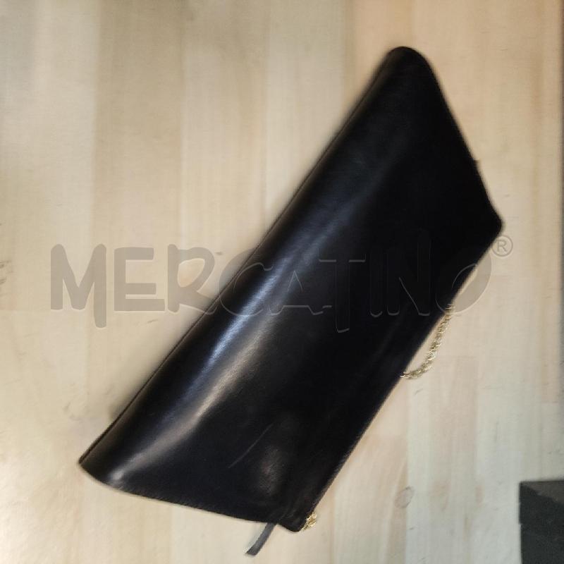 BORSA DONNA NERA TRACOLLA CATENA PELLE  | Mercatino dell'Usato Domodossola 3