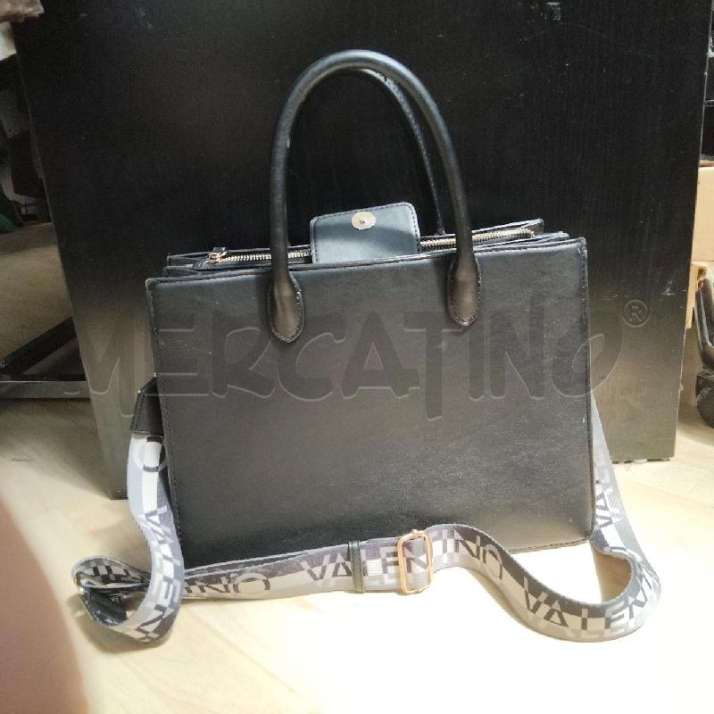 BORSA DONNA NERA VALENTINO TRACOLLA BIANCA NERA  | Mercatino dell'Usato Domodossola 2