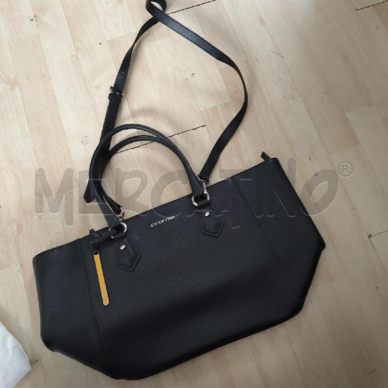 BORSA DONNA NER CROMIA | Mercatino dell'Usato Domodossola 2