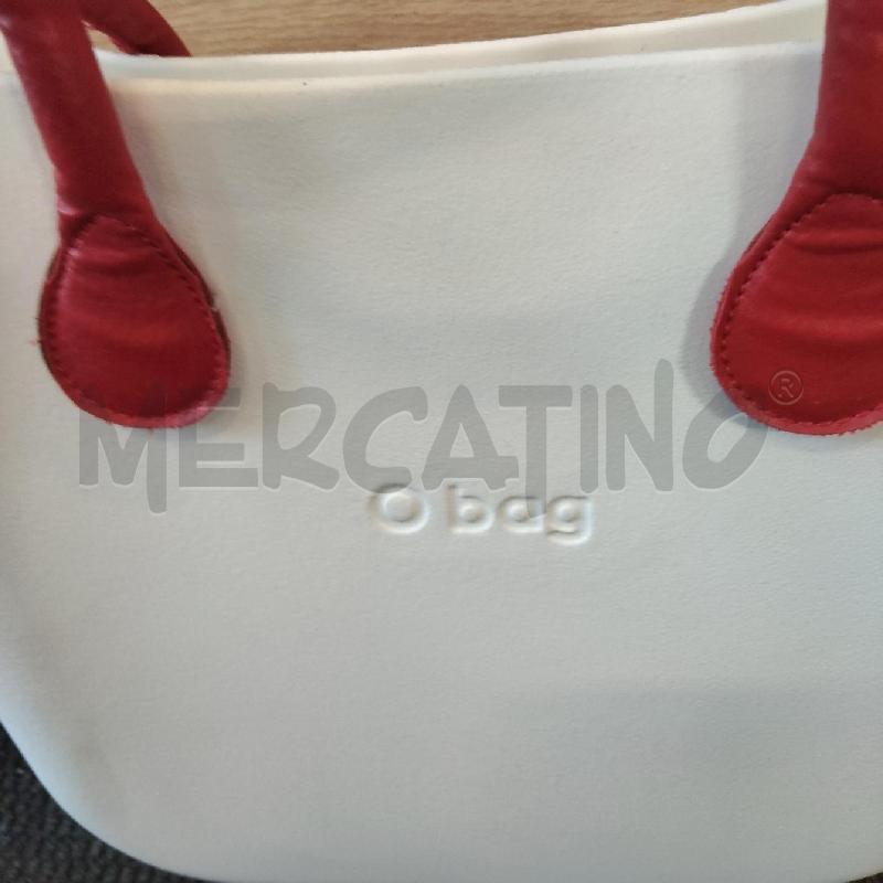 BORSA DONNA O BAG BIANCA MANICI ROSSI | Mercatino dell'Usato Domodossola 2