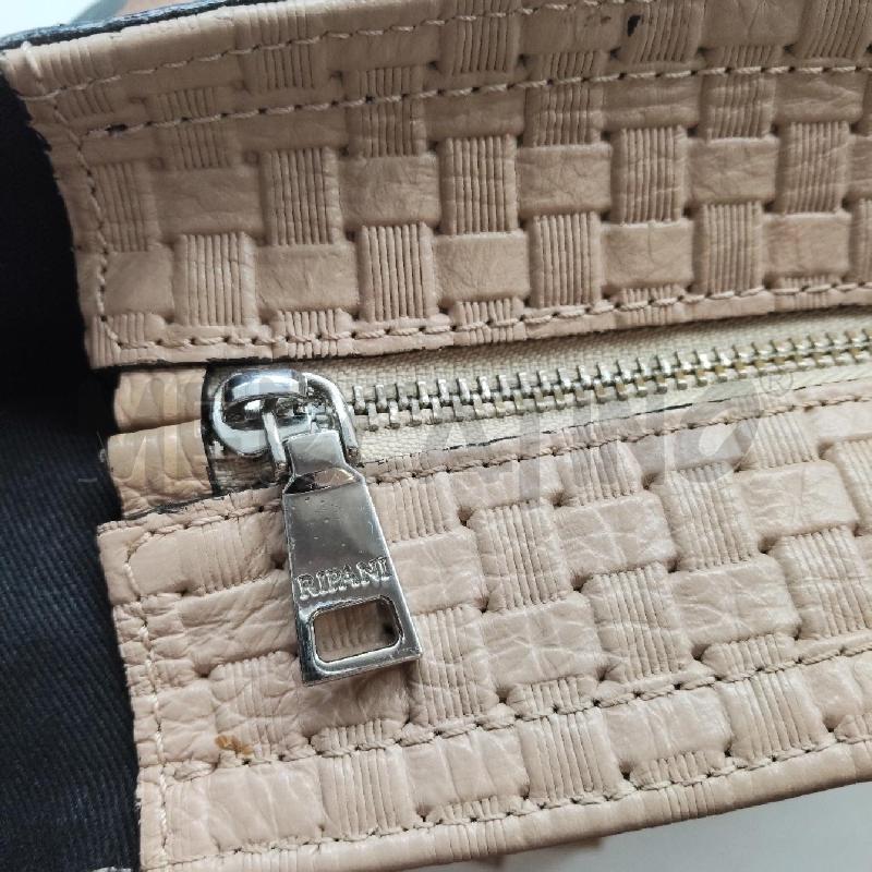 BORSA DONNA PELLE BEIGE QUADRI RIPANI | Mercatino dell'Usato Domodossola 4
