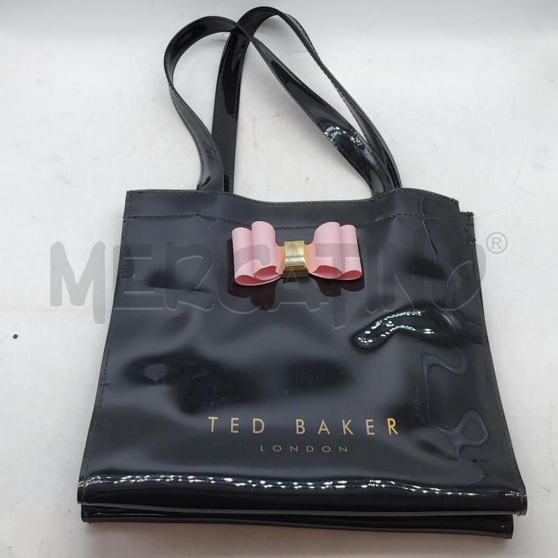 BORSA DONNA PVS NERA FIOCCO ROSA TED BAKER | Mercatino dell'Usato Domodossola 1