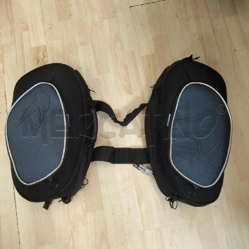 BORSA SPORT MOTO DOPPIA DA SELLA NERA KAPPA | Mercatino dell'Usato Domodossola 1