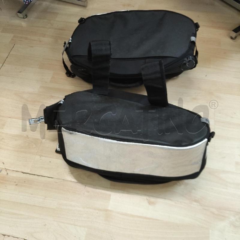 BORSA SPORT MOTO DOPPIA DA SELLA NERA KAPPA | Mercatino dell'Usato Domodossola 3