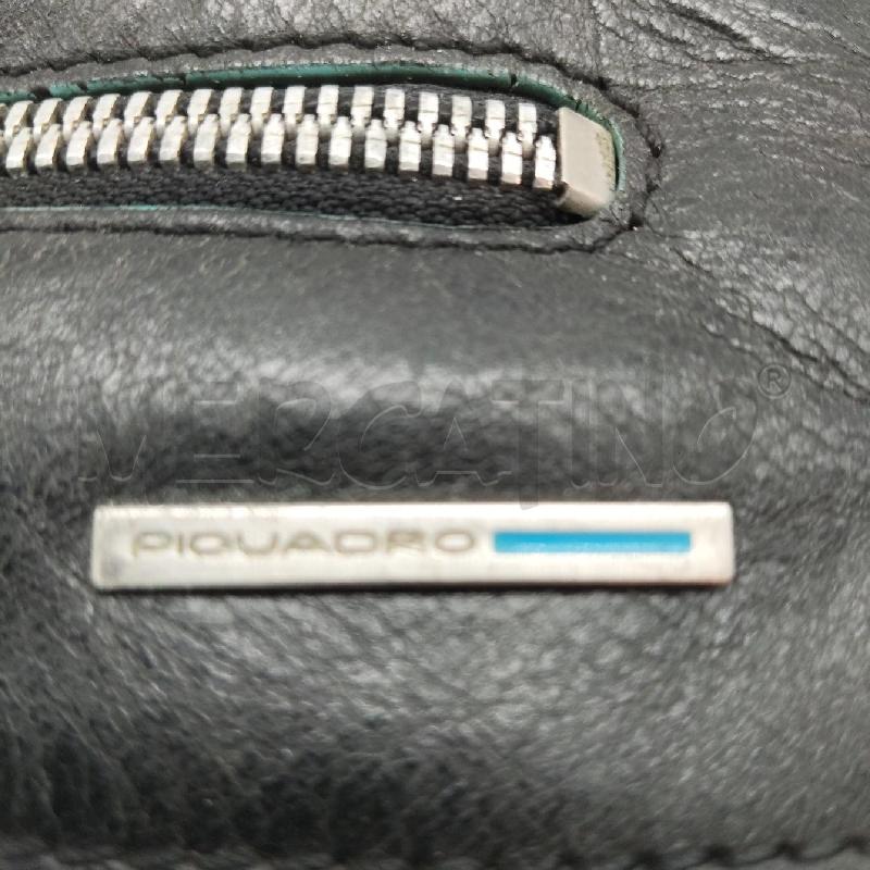 BORSELLO UOMO NERO PIQUADRO | Mercatino dell'Usato Domodossola 3