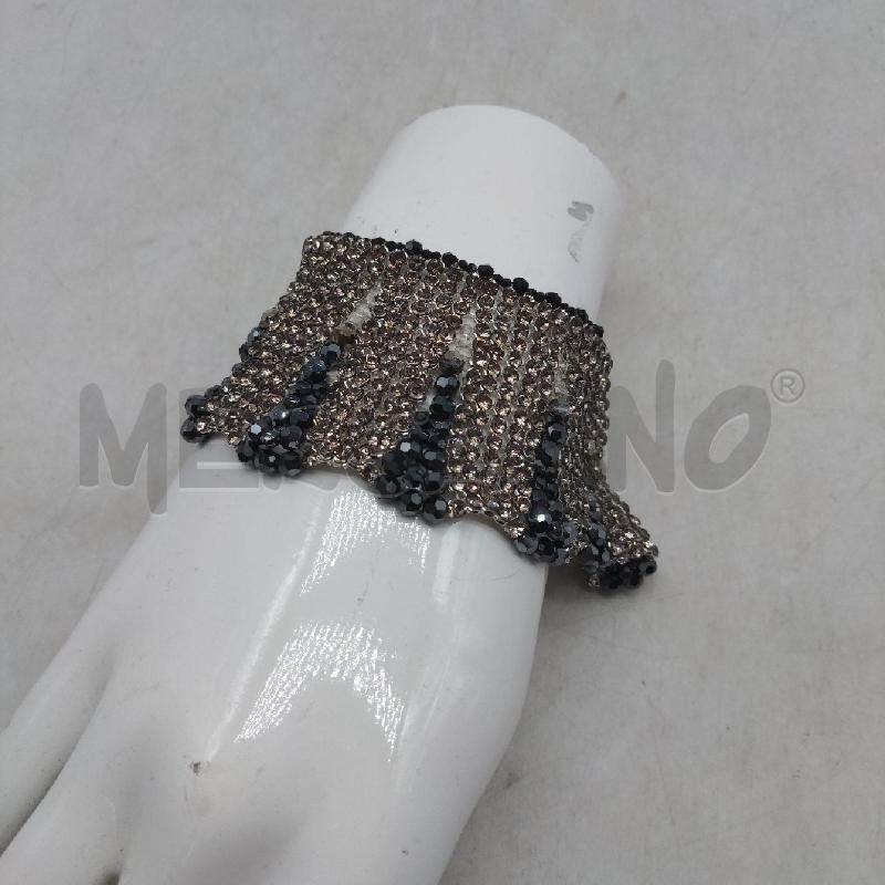 BRACCIALE SWAROWSKI BRONZO NERO  | Mercatino dell'Usato Domodossola 1