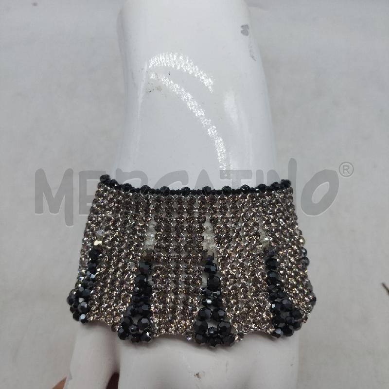 BRACCIALE SWAROWSKI BRONZO NERO  | Mercatino dell'Usato Domodossola 3