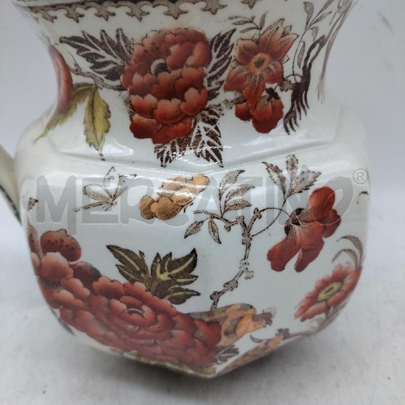 BROCCA CERAMICA DISEGNO FIORI ARACIONI  | Mercatino dell'Usato Domodossola 3
