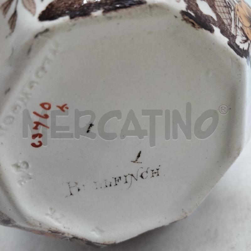 BROCCA CERAMICA DISEGNO FIORI ARACIONI  | Mercatino dell'Usato Domodossola 4