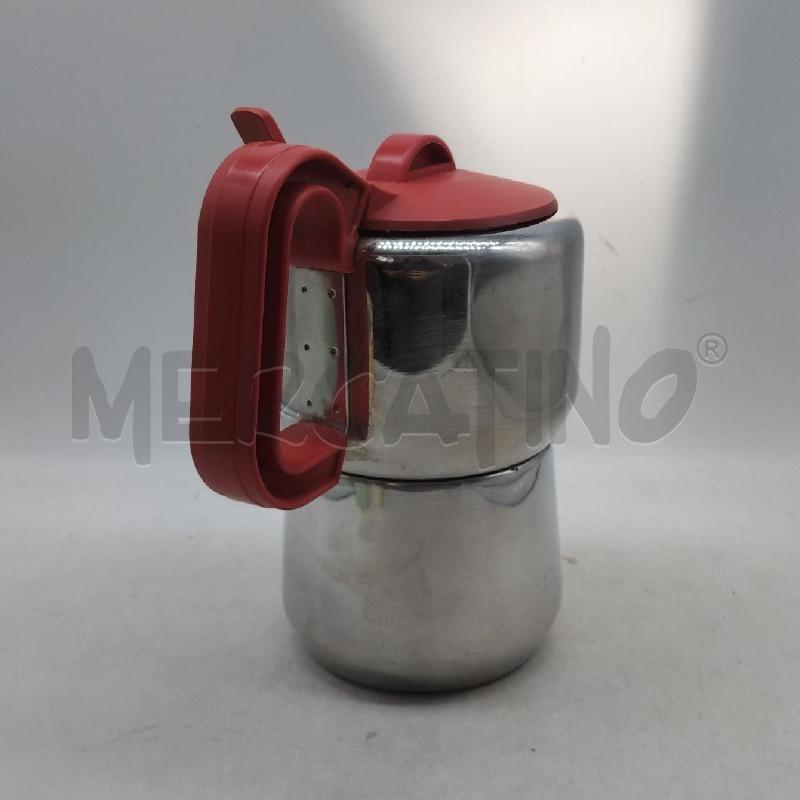 CAFFETTIERA MANICO TAPPO ROSSO LAGOSTINA | Mercatino dell'Usato Domodossola 3