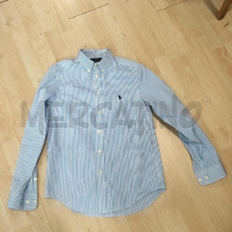 CAMICIA BAMBINO RIGATA AZZURRA BINCA RALPH LAUREN  | Mercatino dell'Usato Domodossola 1