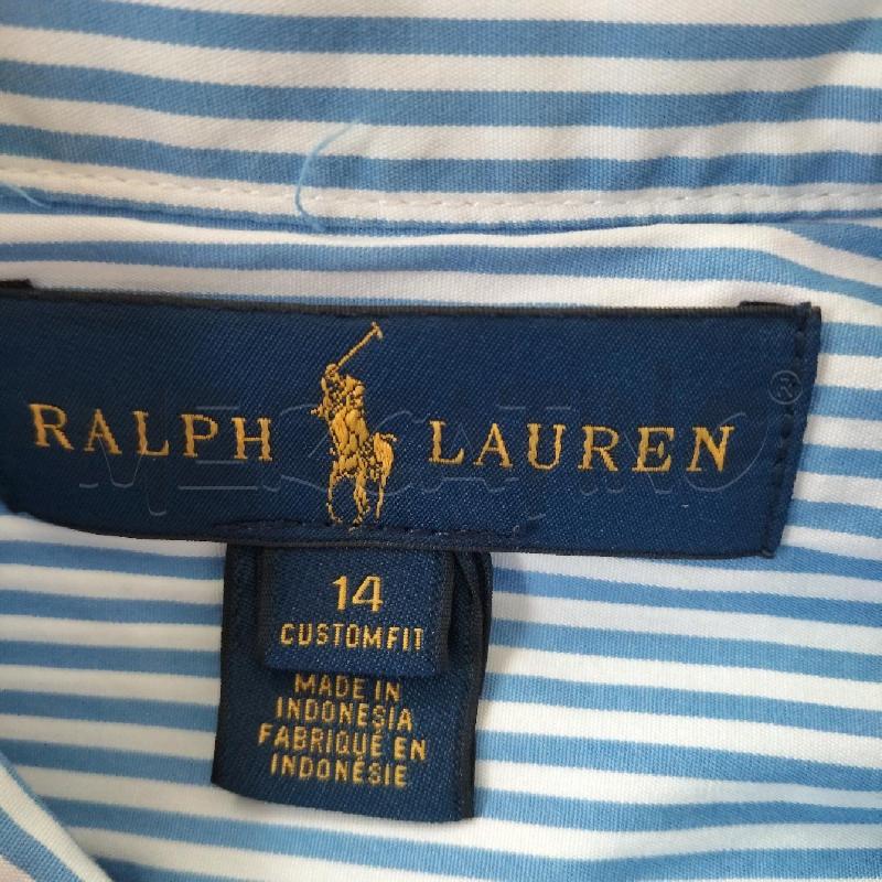 CAMICIA BAMBINO RIGATA AZZURRA BINCA RALPH LAUREN  | Mercatino dell'Usato Domodossola 3