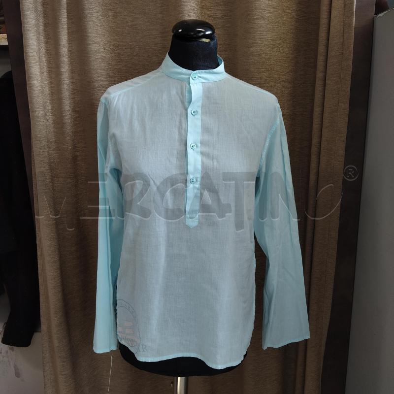 CAMICIA DONNA AZZURRA EMPORIO ARMANI  | Mercatino dell'Usato Domodossola 1