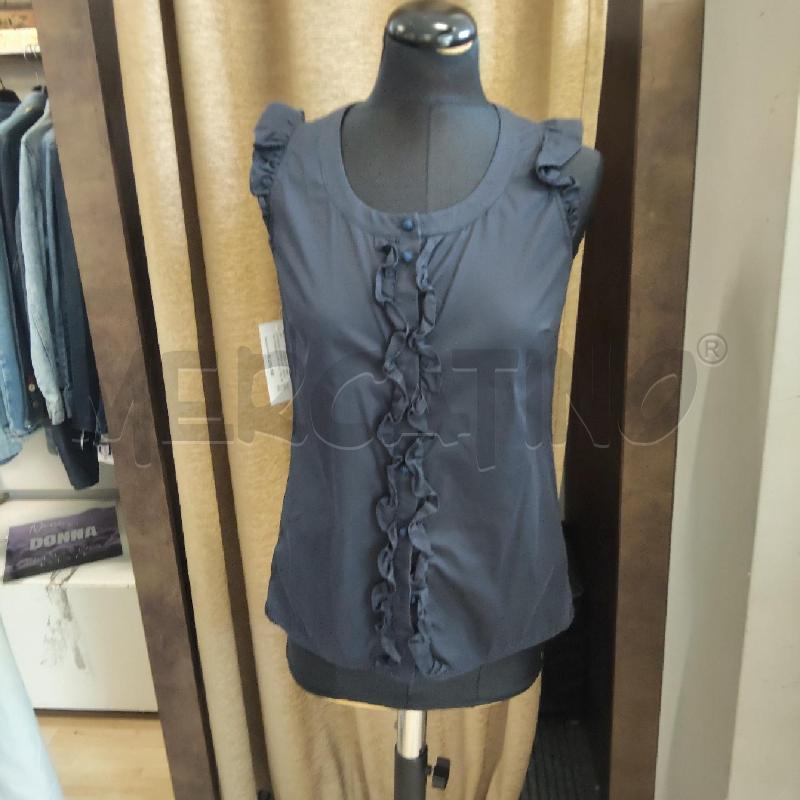CAMICIA DONNA BLU SCURO SMANICATA VOULANT PATRIZIA PEPE | Mercatino dell'Usato Domodossola 1