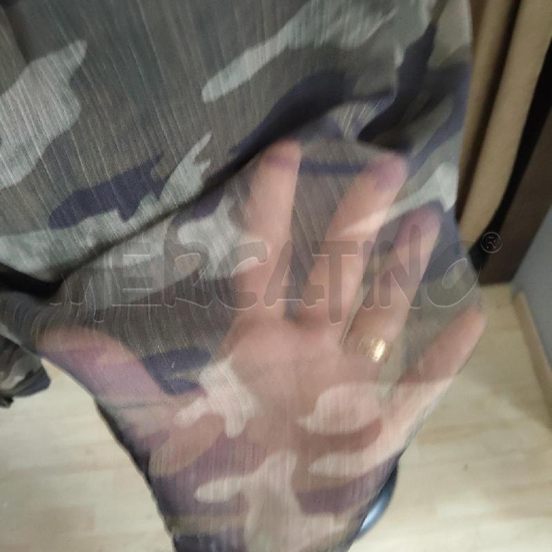 CAMICIA DONNA GUESS MILITARE VERDE TRASPARENTE | Mercatino dell'Usato Domodossola 4