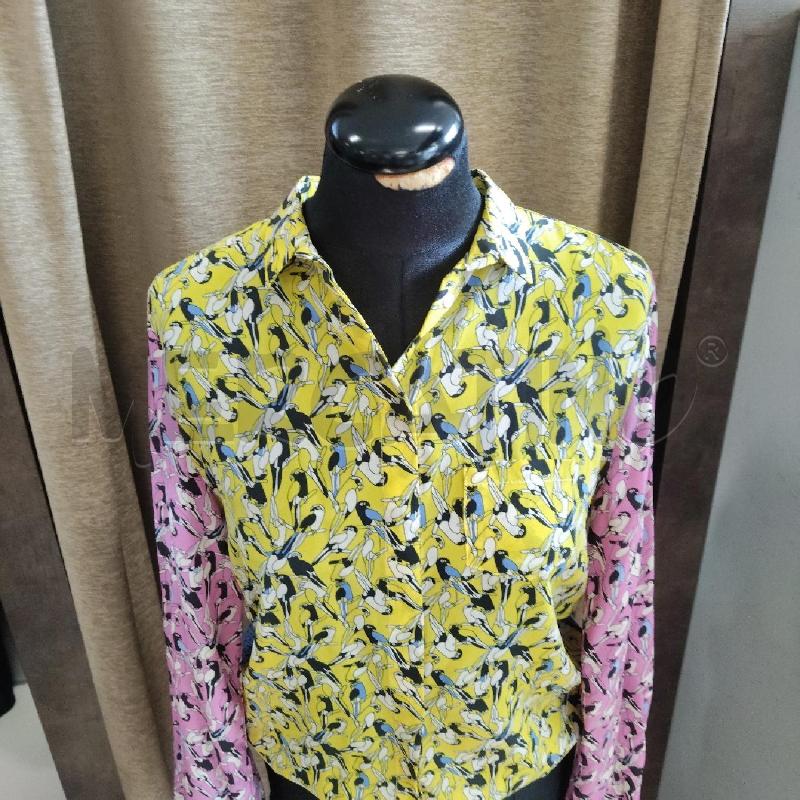 CAMICIA DONNA MASSIMO REBECCHI GIALLA FUCSIA  | Mercatino dell'Usato Domodossola 2
